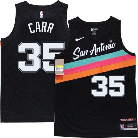 Spurs #35 Antoine Carr 2020-2021 City Edition Twill Jersey