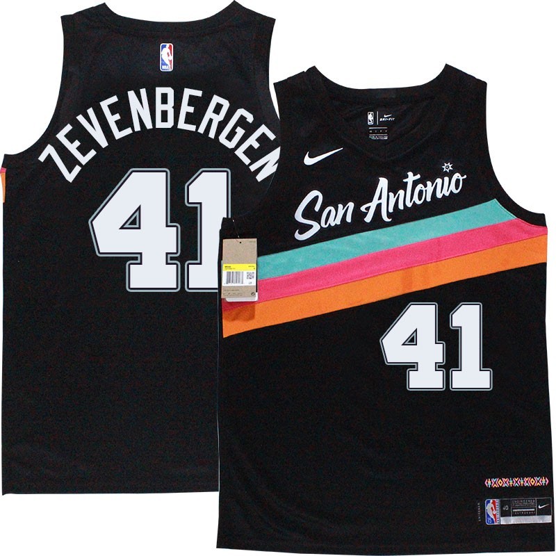 Spurs #41 Phil Zevenbergen 2020-2021 City Edition Twill Jersey