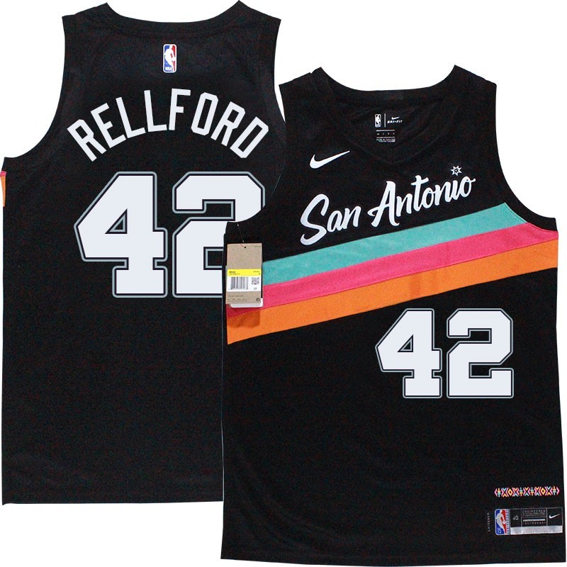 Spurs #42 Richard Rellford 2020-2021 City Edition Twill Jersey