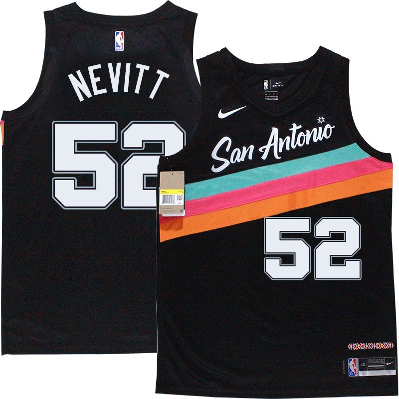 Spurs #52 Chuck Nevitt 2020-2021 City Edition Twill Jersey