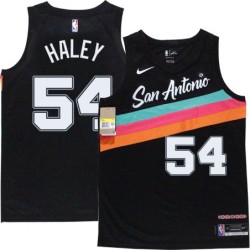 Spurs #54 Jack Haley 2020-2021 City Edition Twill Jersey