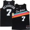 Spurs #7 Josh Richardson 2020-2021 City Edition Twill Jersey