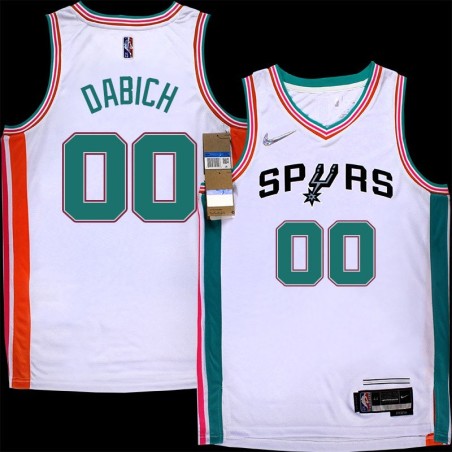 Spurs #00 Mike Dabich 2021-2022 City Edition Twill Jersey