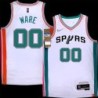 Spurs #00 Jim Ware 2021-2022 City Edition Twill Jersey