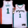 Spurs #1 Jason Hart 2021-2022 City Edition Twill Jersey