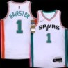 Spurs #1 Malik Hairston 2021-2022 City Edition Twill Jersey