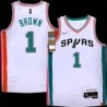 Spurs #1 Shannon Brown 2021-2022 City Edition Twill Jersey