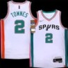 Spurs #2 Linton Townes 2021-2022 City Edition Twill Jersey