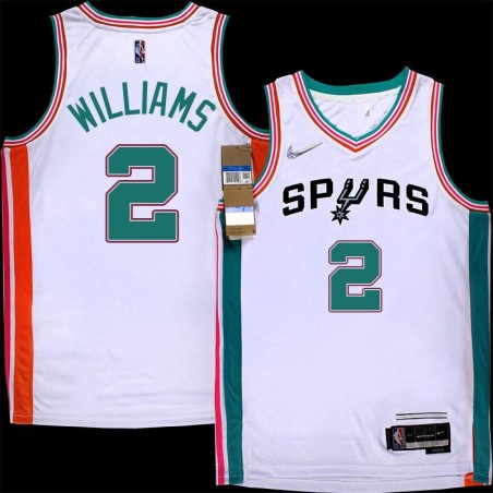 Spurs #2 Reggie Williams 2021-2022 City Edition Twill Jersey