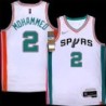 Spurs #2 Nazr Mohammed 2021-2022 City Edition Twill Jersey