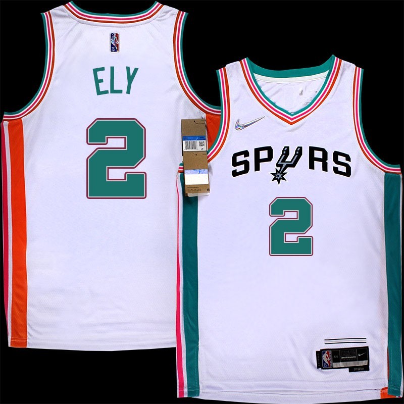 Spurs #2 Melvin Ely 2021-2022 City Edition Twill Jersey