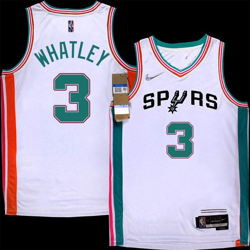 Spurs #3 Ennis Whatley 2021-2022 City Edition Twill Jersey