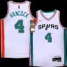 Spurs #4 Darrin Hancock 2021-2022 City Edition Twill Jersey