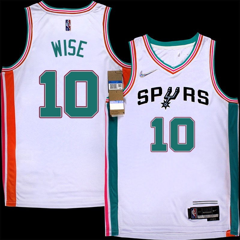 Spurs #10 Skip Wise 2021-2022 City Edition Twill Jersey