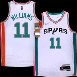 Spurs #11 Ray Williams 2021-2022 City Edition Twill Jersey