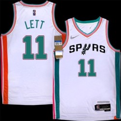 Spurs #11 Clifford Lett 2021-2022 City Edition Twill Jersey