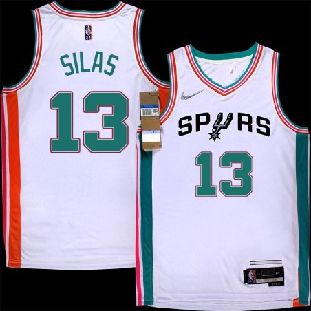 Spurs #13 James Silas 2021-2022 City Edition Twill Jersey