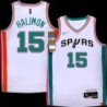 Spurs #15 Shaler Halimon 2021-2022 City Edition Twill Jersey