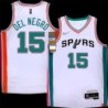 Spurs #15 Vinny Del Negro 2021-2022 City Edition Twill Jersey