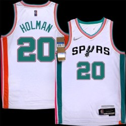 Spurs #20 Dennis Holman 2021-2022 City Edition Twill Jersey