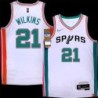 Spurs #21 Dominique Wilkins 2021-2022 City Edition Twill Jersey