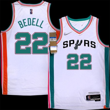 Spurs #22 Bob Bedell 2021-2022 City Edition Twill Jersey