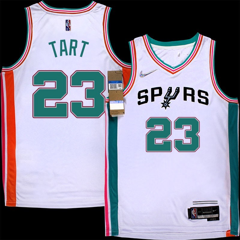 Spurs #23 Levern Tart 2021-2022 City Edition Twill Jersey