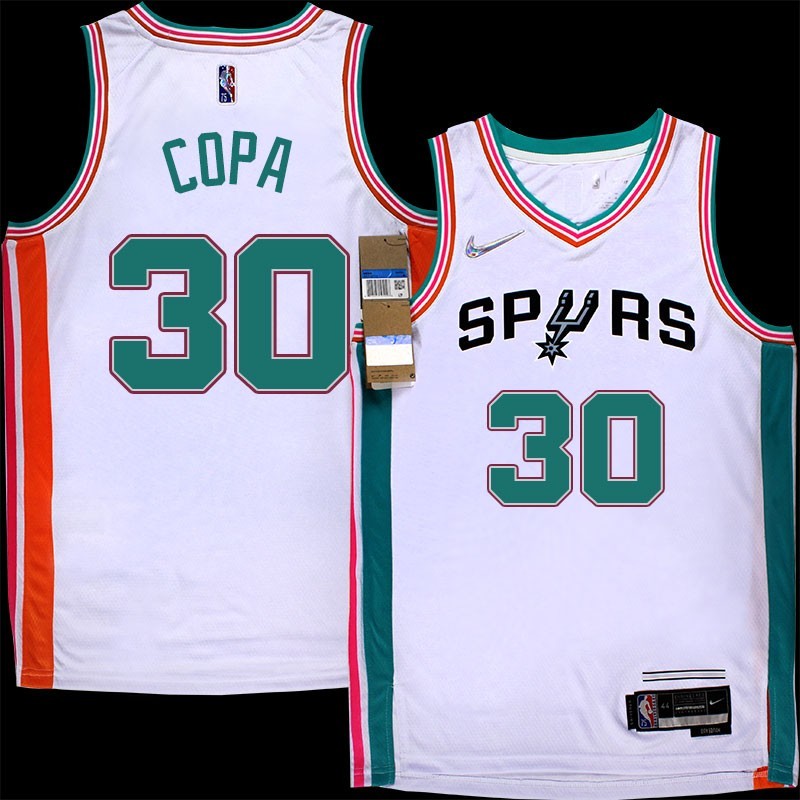 Spurs #30 Tom Copa 2021-2022 City Edition Twill Jersey