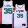 Spurs #35 Jason Sasser 2021-2022 City Edition Twill Jersey