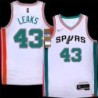 Spurs #43 Manny Leaks 2021-2022 City Edition Twill Jersey