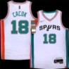 Spurs #18 Devontae Cacok 2021-2022 City Edition Twill Jersey