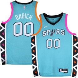 Spurs #00 Mike Dabich 2022-2023 Green City Edition Twill Jersey