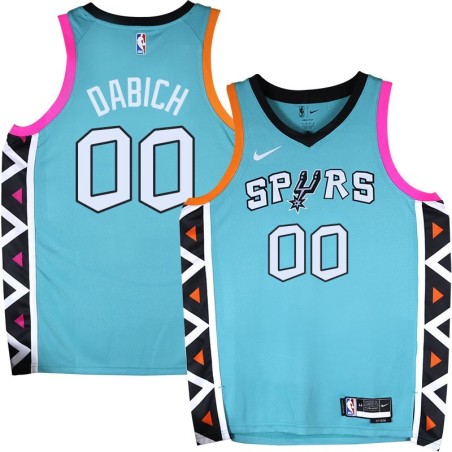 Spurs #00 Mike Dabich 2022-2023 Green City Edition Twill Jersey