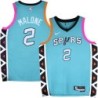 Spurs #2 Moses Malone 2022-2023 Green City Edition Twill Jersey