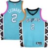 Spurs #2 Kawhi Leonard 2022-2023 Green City Edition Twill Jersey