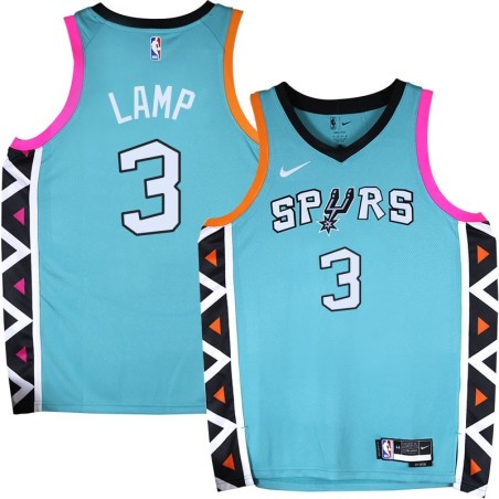 Spurs #3 Jeff Lamp 2022-2023 Green City Edition Twill Jersey