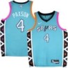 Spurs #4 John Paxson 2022-2023 Green City Edition Twill Jersey