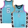 Spurs #6 Spider Bennett 2022-2023 Green City Edition Twill Jersey