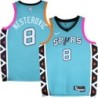 Spurs #8 Rasho Nesterovic 2022-2023 Green City Edition Twill Jersey