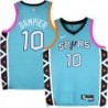 Spurs #10 Louie Dampier 2022-2023 Green City Edition Twill Jersey