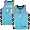 Spurs #10 Johnny Moore 2022-2023 Green City Edition Twill Jersey