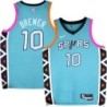 Spurs #10 Ron Brewer 2022-2023 Green City Edition Twill Jersey