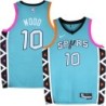 Spurs #10 David Wood 2022-2023 Green City Edition Twill Jersey