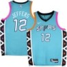 Spurs #12 Othyus Jeffers 2022-2023 Green City Edition Twill Jersey