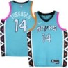 Spurs #14 Hedo Turkoglu 2022-2023 Green City Edition Twill Jersey