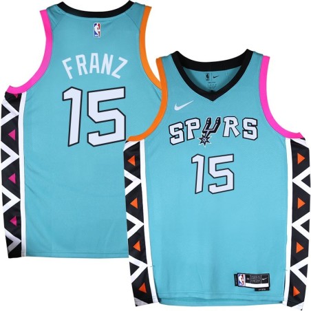 Spurs #15 Ronald Franz 2022-2023 Green City Edition Twill Jersey