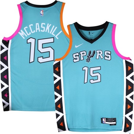 Spurs #15 Amal McCaskill 2022-2023 Green City Edition Twill Jersey