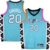 Spurs #20 Manu Ginobili 2022-2023 Green City Edition Twill Jersey