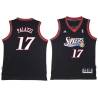 Black Throwback Togo Palazzi Twill Basketball Jersey -76ers #17 Palazzi Twill Jerseys, FREE SHIPPING