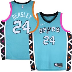 Spurs #24 Charles Beasley 2022-2023 Green City Edition Twill Jersey